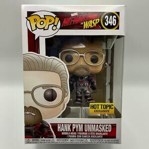 Hank Pym Unmasked #346 Funko Pop – Ant-Man and the Wasp – Hot Topic Exclusive